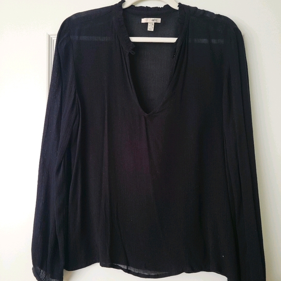 Black lightweight blouse - Picture 1 of 4